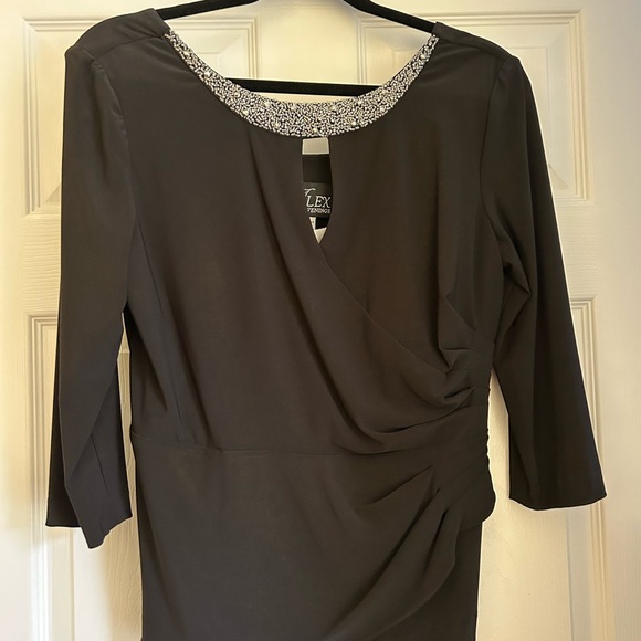 Alex Evenings Tops - Alex Evenings; Size L; Black